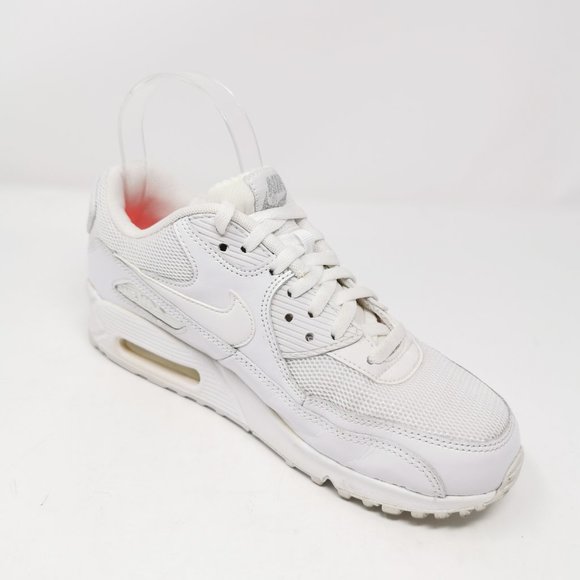 Nike Air Max 90 Premium White Athletic Sneakers - Picture 4 of 14